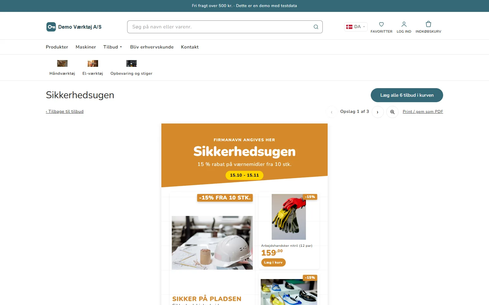 Køb på mobilen - på computer